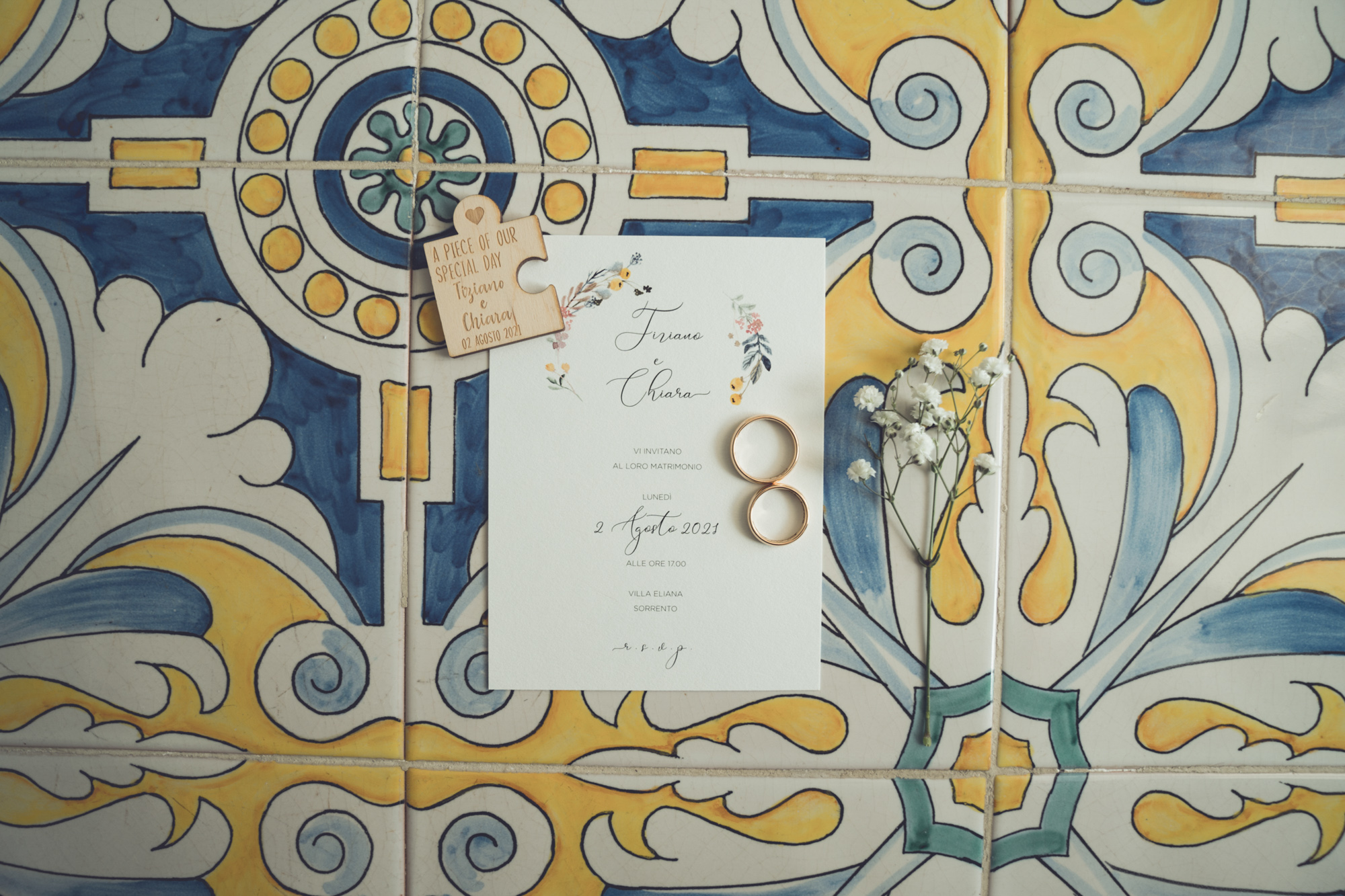 Matrimonio a Sorrento di TIZIANO E CHIARA presso Villa Eliana a Massalubrense