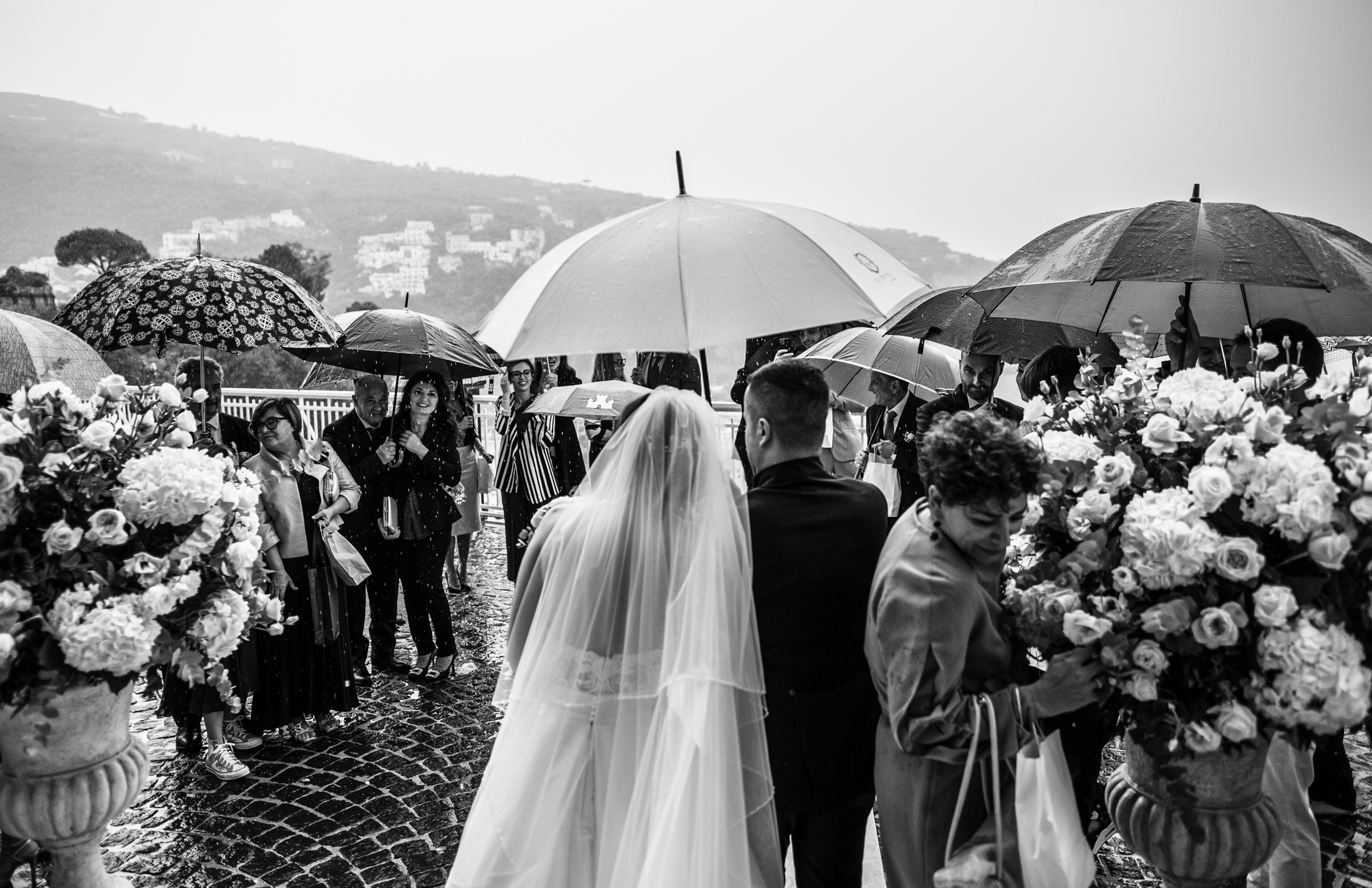 Matrimonio sotto la pioggia